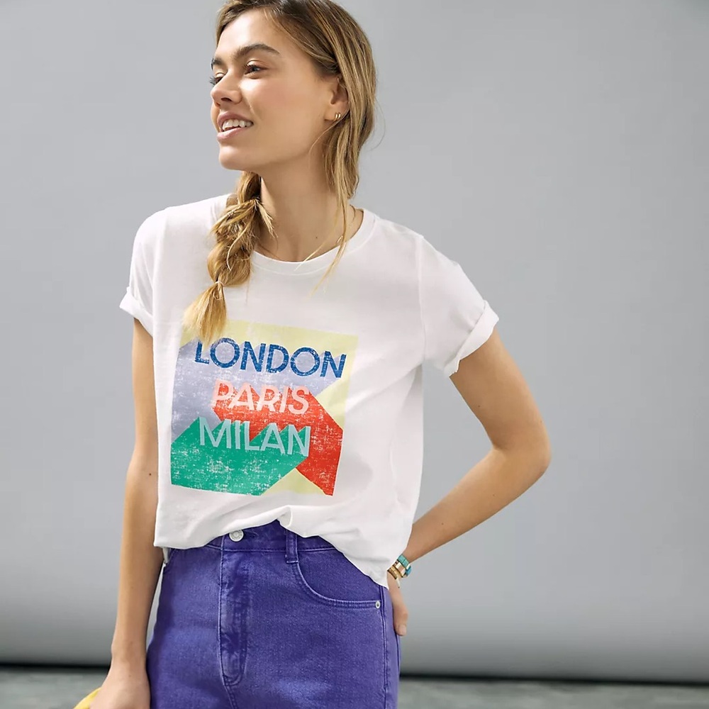 Maeve Jetsetter Graphic Tee